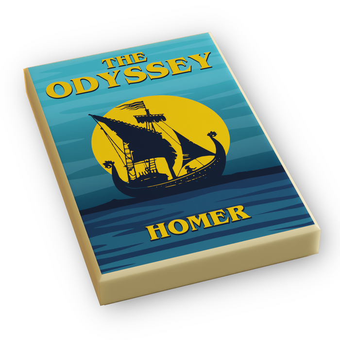 Odyssey Book Tile (2x3 Tile) by B3 Customs