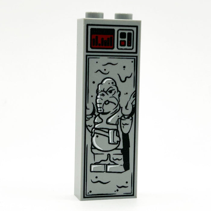 Blue Trader in Carbonite (1x2x5 Brick) by B3 Customs