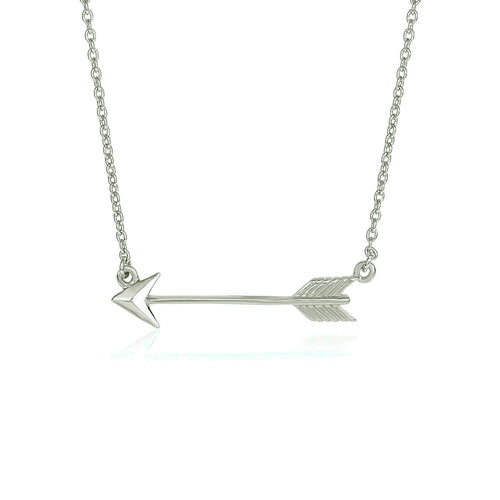 Necklace with Arrow in Sterling Silver by Avera Group