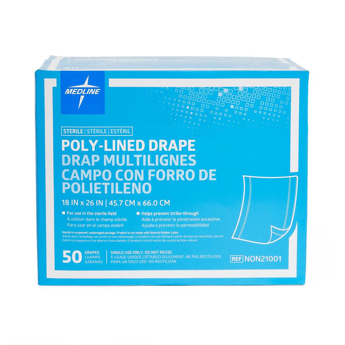 Medline Disposable Drapes, 18 x 26 inches (50ct) by Vanessa Jane