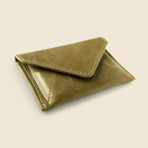 Mini Envelope Wallet With RFID protection - Olive by CASUPO