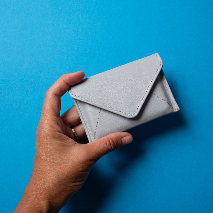 Mini Envelope Wallet With RFID protection - Ice Blue by CASUPO