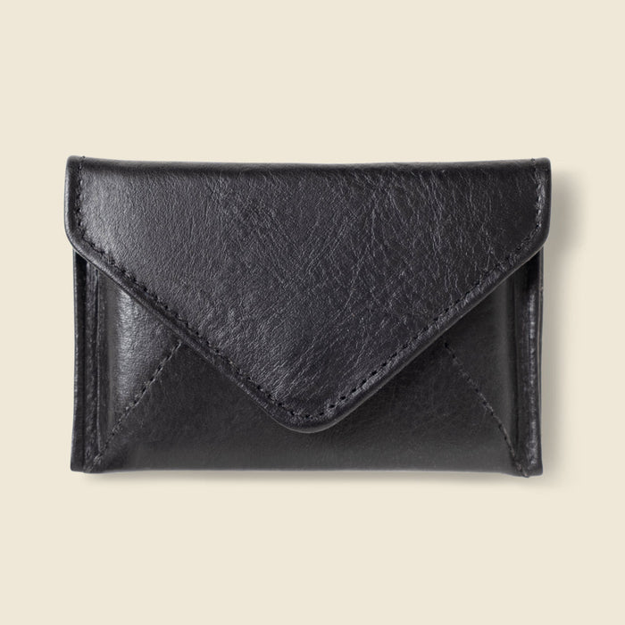 Mini Envelope Wallet with RFID Protection - Black by CASUPO