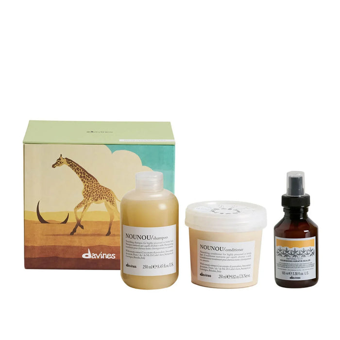 Davines NOUNOU/ + NaturalTech Holiday Set For Brittle Hair by Nava Beauty