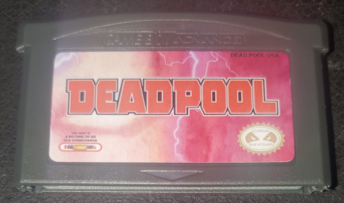 Deadpool GBA Video Game Cartridge Game Boy Advance 2019 Nintendo by VintageVideoGameStore