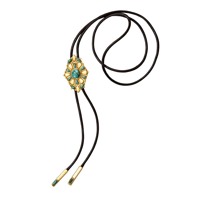 Desert Ridge Turquoise Bolo Tie by Christina Greene