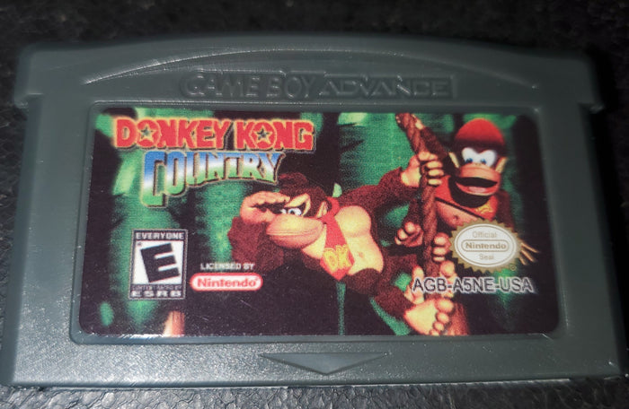 Donkey Kong Country 1 GBA Video Game Cartridge Game Boy Advance 2003 by VintageVideoGameStore