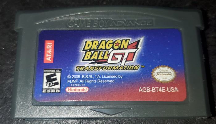 Dragon Ball GT: Transformation GBA Video Game Boy Advance 2005 DBZ by VintageVideoGameStore