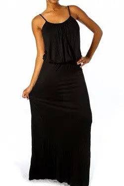 Draped Top Maxi Dress by The House of Stylez