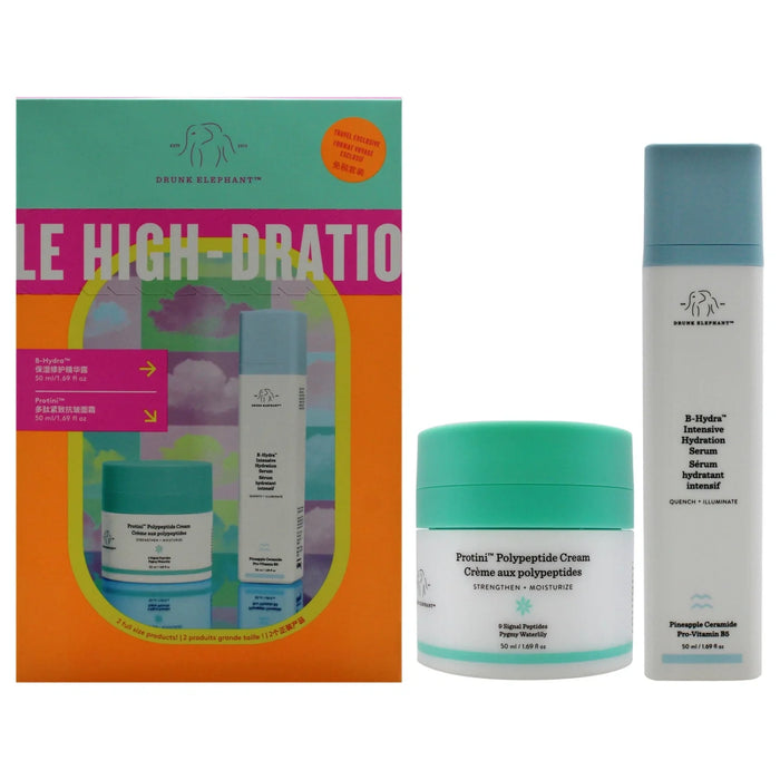 Drunk Elephant The Mile High-Dration Club: Protini Cream - 50 mL + B-Hydra - 50 mL by Nava Beauty