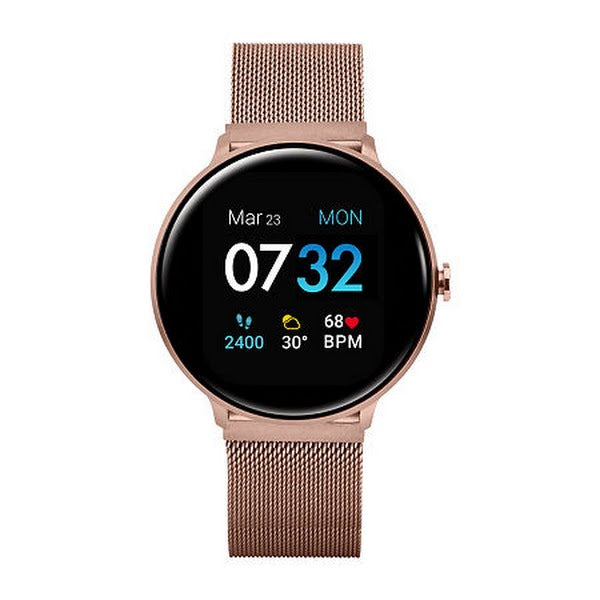 Itouch Sport 3 Smart Watch and Fitness Tracker (43mm) Rosegold Mesh by Vanessa Jane