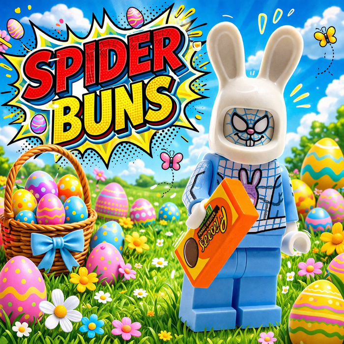 SPIDER-BUNS Minifig by B3 Customs