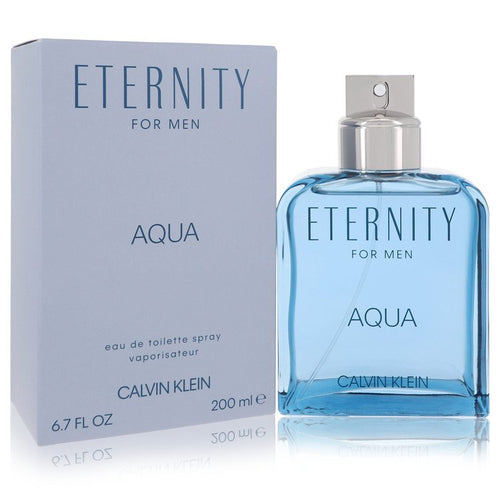 Eternity Aqua by Calvin Klein Eau De Toilette Spray 6.7 oz for Men by Avera Group