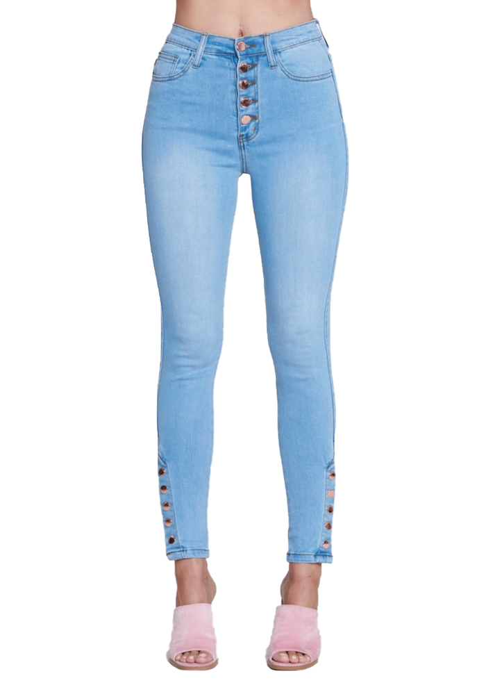 {EP1678} Button Up Skinny Jeans - {2 colors} by The House of Stylez