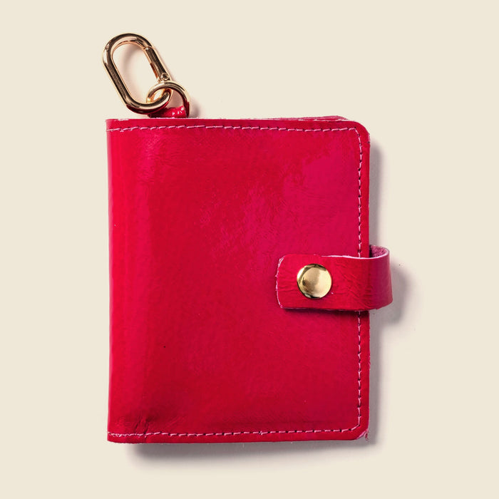 Wallet with Snap and Key Ring - Hot Pink by CASUPO