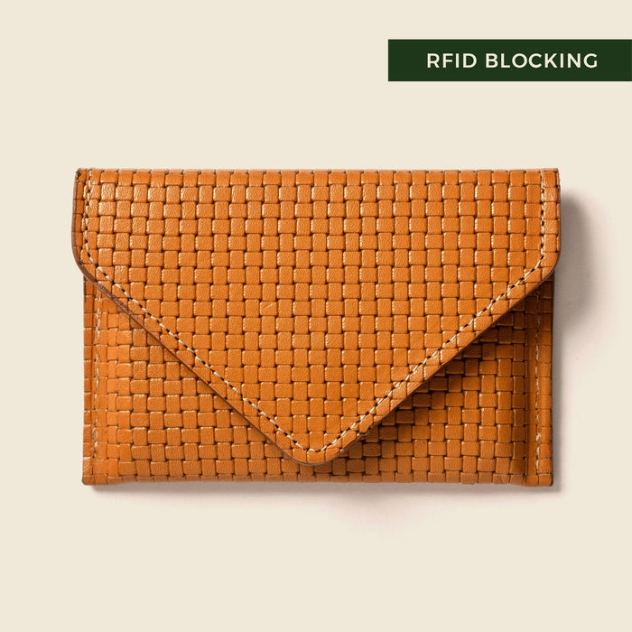 Mini Envelope Wallet With RFID protection - Tan Limited Edition by CASUPO