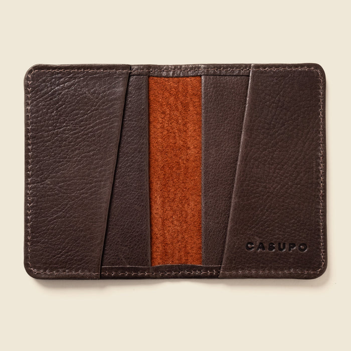 Compact Bifold with RFID Protection - Brown by CASUPO