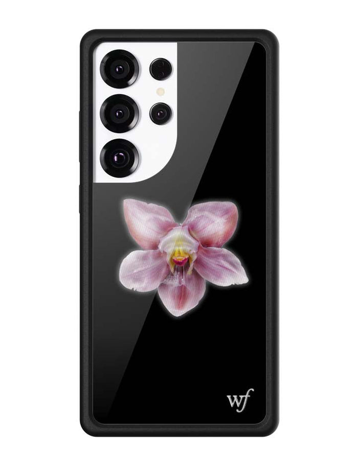 Orchid | Black Samsung Galaxy Case by Wildflower Cases