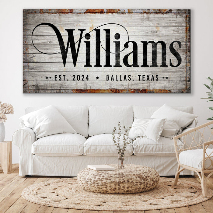 Family Sign XXIV by Tailored Canvases