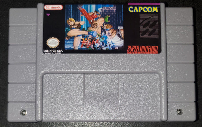 Final Fight 3 SNES Video Game Cartridge Super Nintendo 1995 by VintageVideoGameStore