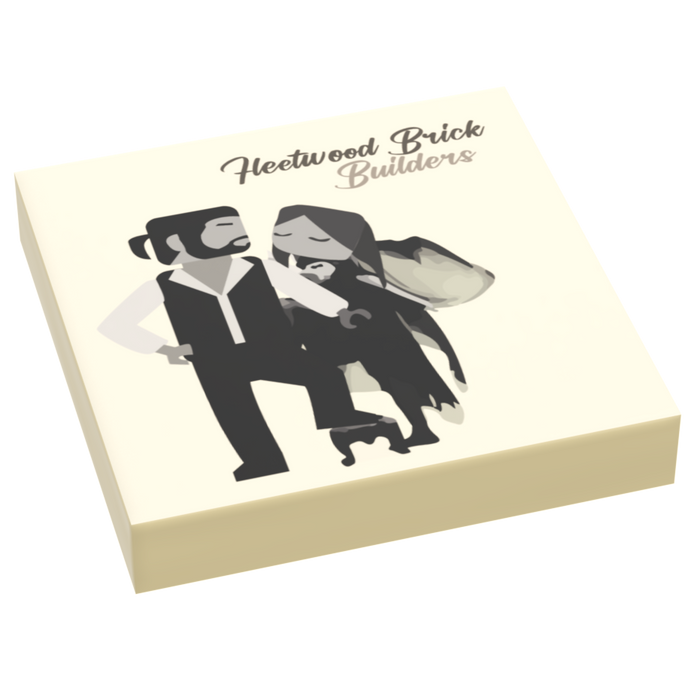 Fleetwood Brick, Builder - B3 Customs® Music Album Cover (2x2 Tile) by B3 Customs