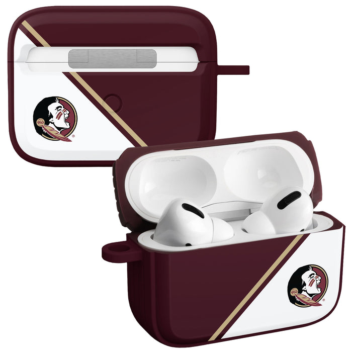 Florida State Seminoles HDX Champion Series Apple AirPods Pro 1 & 2 Case Cover by Affinity Bands