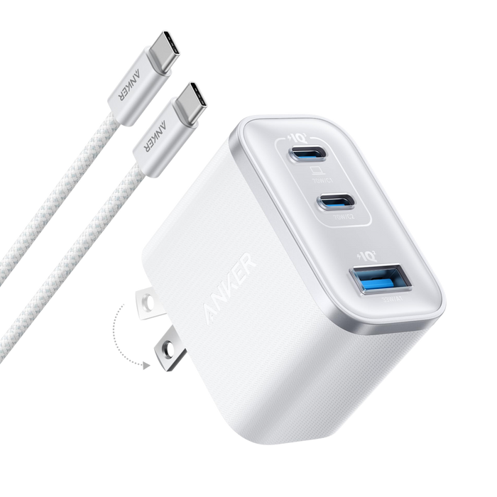 Anker Nano Charger (70W, 3 Ports) by Anker
