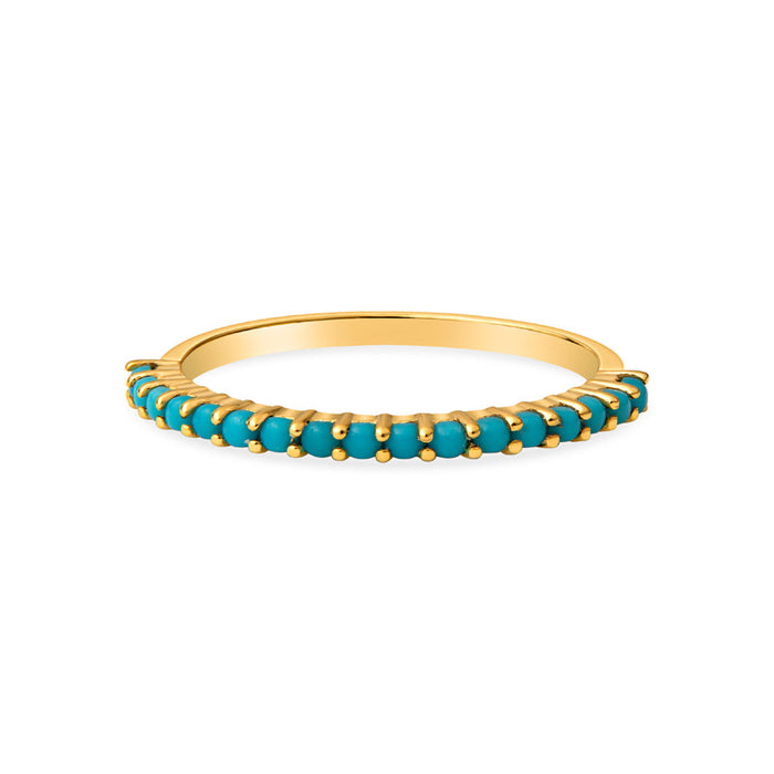 Frankie 14K Gold and Turquoise Ring by Christina Greene