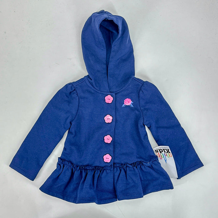 Kids Headquarters Toddler Girls Hooded Jacket, Size 2T by Vanessa Jane