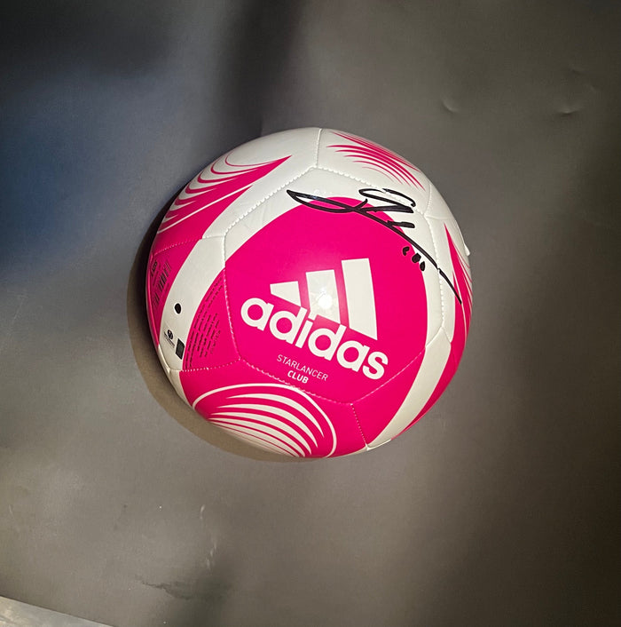 Autographed Leo Messi adidas soccer ball by Price Is Right Miami