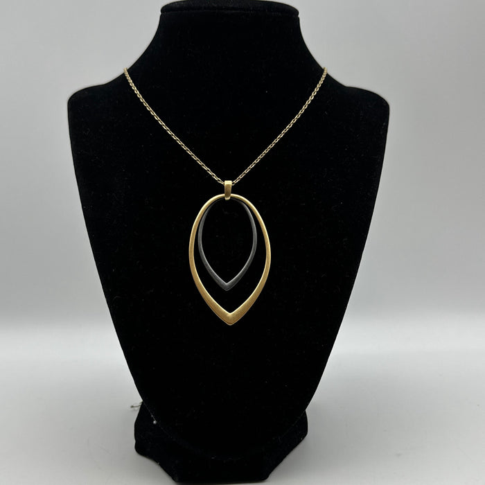 Lucky Brand Gold-Tone Multi-Charm Long Pendant Necklace by Vanessa Jane