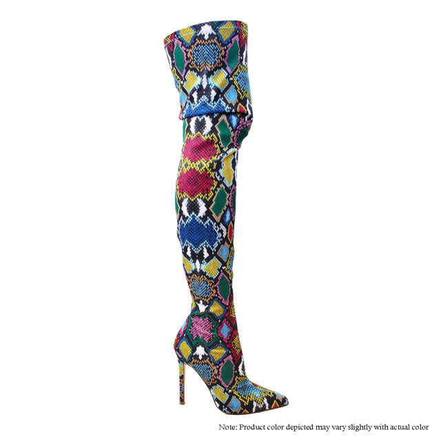 Gisele - Multi Snake Lycra {Order 1/2 Size Larger} by The House of Stylez