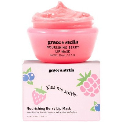 Grace & Stella Nourishing Berry Lip Mask 0.7oz/3ct - New by This is Beauty US