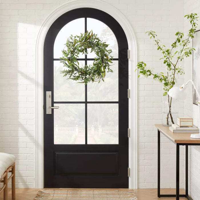 Threshold Designed With Studio McGee- 26 in Artificial Olive Leaves Wreath Green by Vanessa Jane