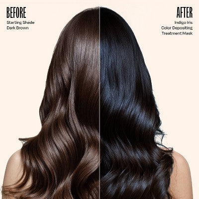 Overtone Indigo Iris Hair Mask Semi-Permanent Hair Dye & Color Conditioner Blue for Brown & Blonde Hair - New by This is Beauty US