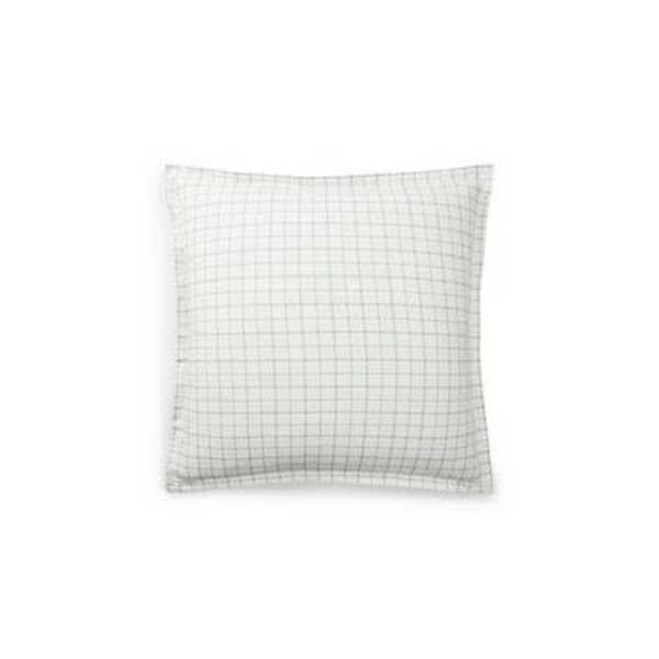 Lauren Ralph Lauren Millerton Plaid Flannel Euro Sham, Blue by Vanessa Jane