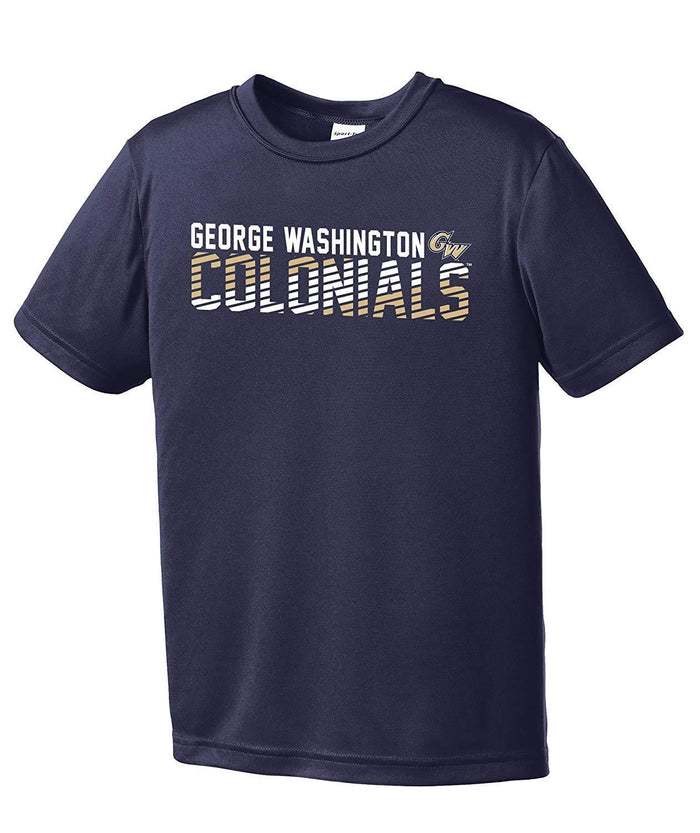 NCAA George Washington Colonials Youth Boys Diagonal Short sleeve, Size Medium by Vanessa Jane