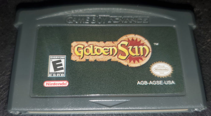 Golden Sun GBA Video Game Cartridge Nintendo Game Boy Advance 2001 by VintageVideoGameStore