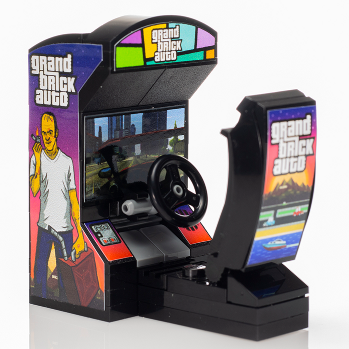 Grand Brick Auto - B3 Customs Arcade Racing Game made using LEGO parts by B3 Customs