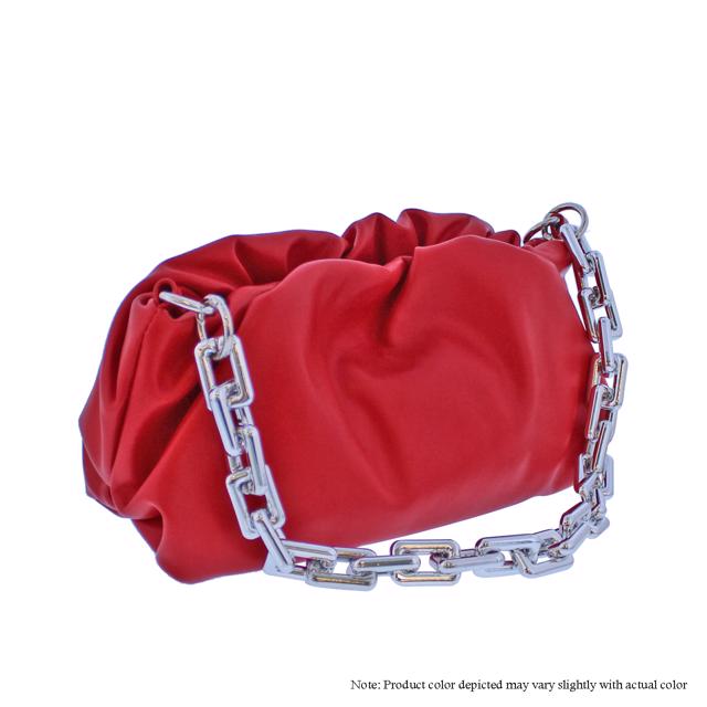 Scrunchy Chain Bag - Red by The House of Stylez