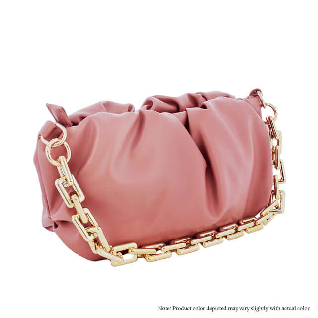 Scrunchy Chain Bag - Rose by The House of Stylez