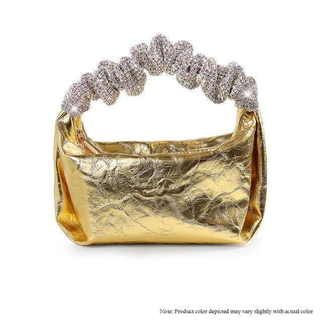 H-Mandy Bag = Gold PU by The House of Stylez
