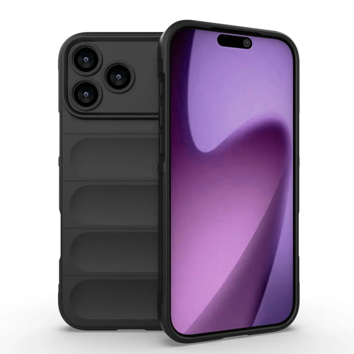 Shockproof Soft TPU Silicone Matte Protective Sports Back Cover Case for iPhone 17 Pro Max by Merch Section