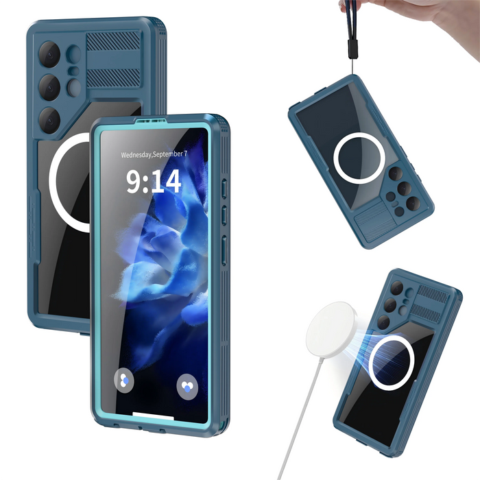 Mars Style Anti-Fall Waterproof Phone Case With Built-In Screen Protector For Samsung Galaxy S25 Ultra by Merch Section
