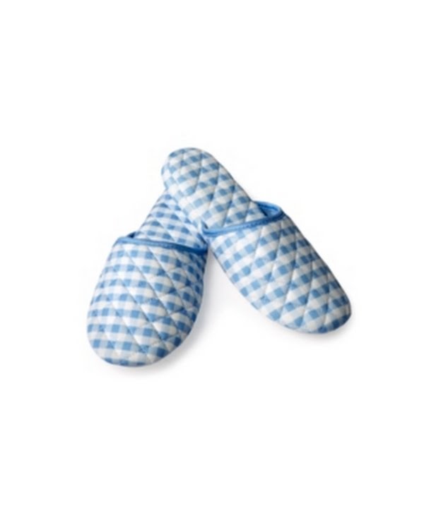 Charter Club Women’s Quilted Gingham Clog Slippers by Vanessa Jane