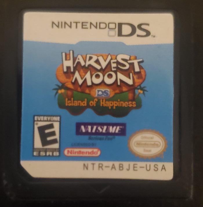 Harvest Moon DS Island of Happiness NDS Video Game Nintendo DS 2007 by VintageVideoGameStore
