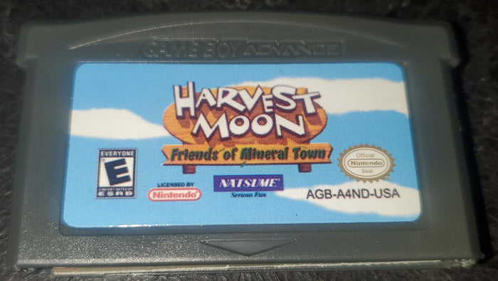 Harvest Moon Friends of Mineral Town GBA Video Game Boy Advance 2003 by VintageVideoGameStore