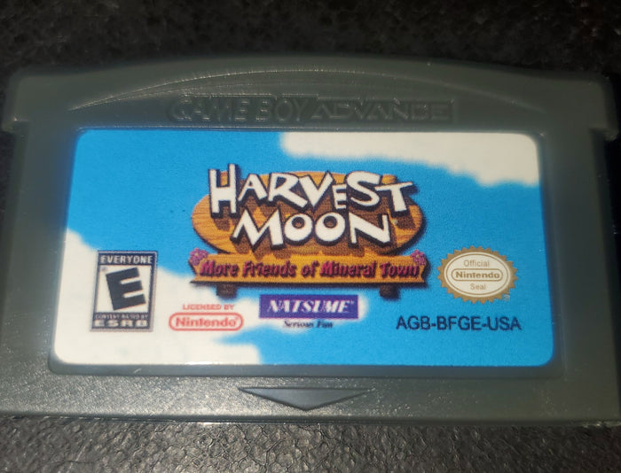 Harvest Moon More Friends of Mineral Town GBA Video Game Boy Advance by VintageVideoGameStore