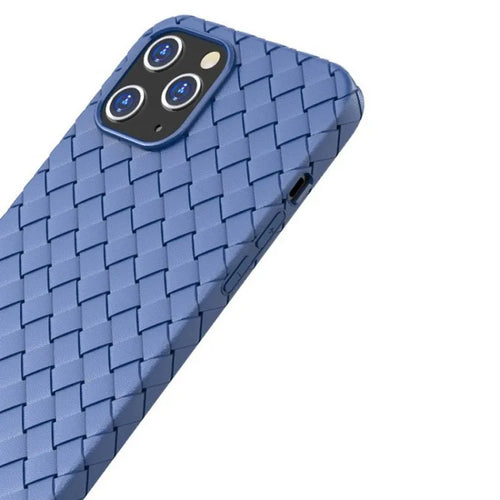 Colorful Woven Texture Shockproof TPU Phone Case for iPhone 14 Plus by Merch Section