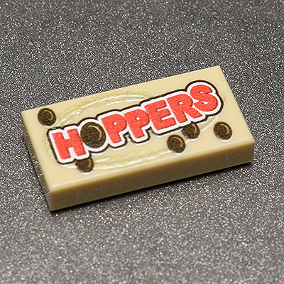 Hoppers - B3 Customs® Printed 1x2 Tile by B3 Customs